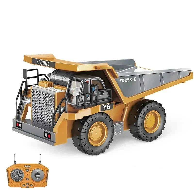Rc Alloy Dump Truck Engineering Vehicle For Boys