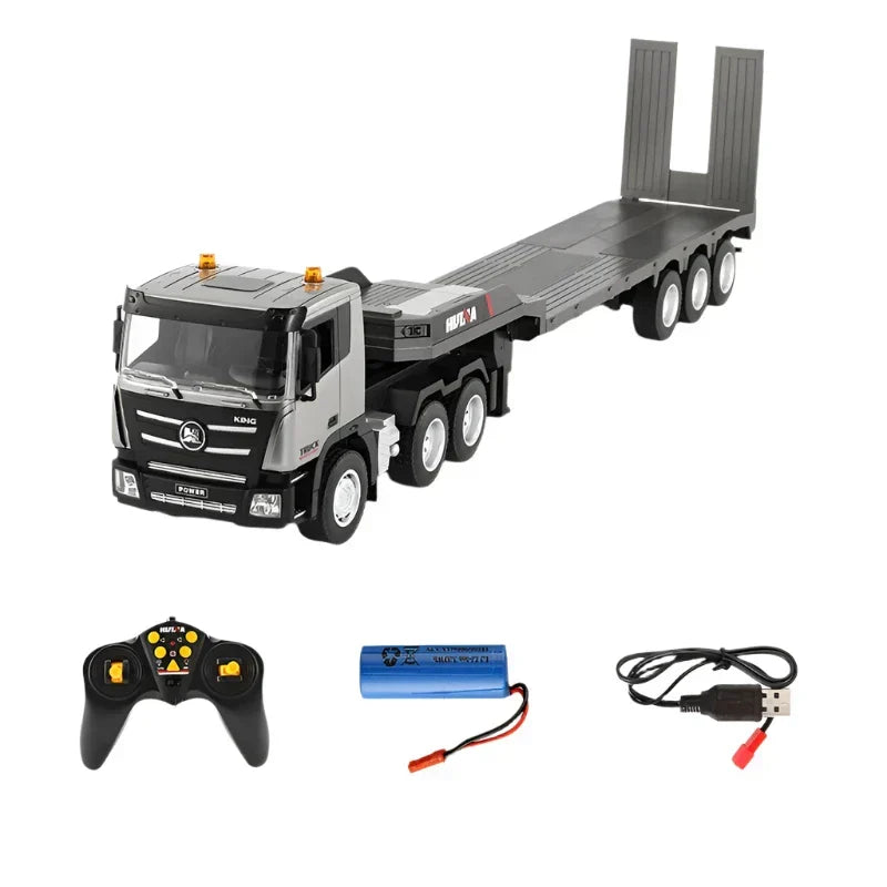Rc Flat Truck 9-Channel Alloy Remote Control Trailer