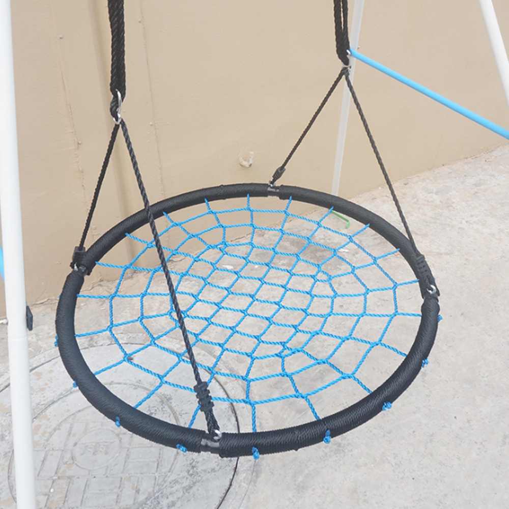 Tree Swing Spider Web Tree Swing Net Swing Platform Rope Round Swing Detachable