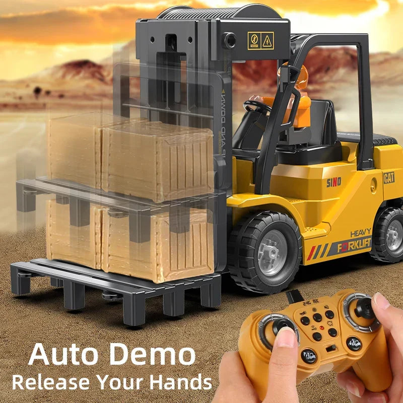 2.4Ghz Rc Forklift Truck Engineering Vehicle For Kids