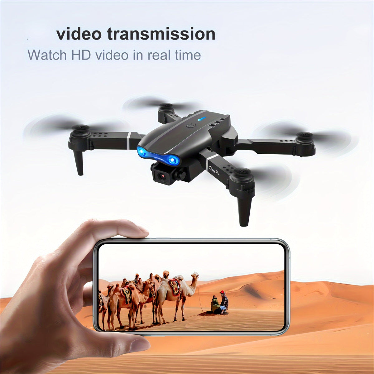 Dual Camera Foldable Quadcopter Drone
