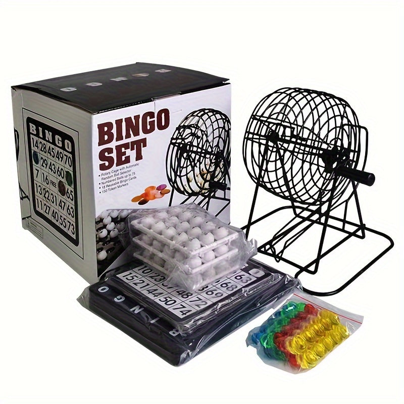 Bingo Game Set with Lucky Ball Machine