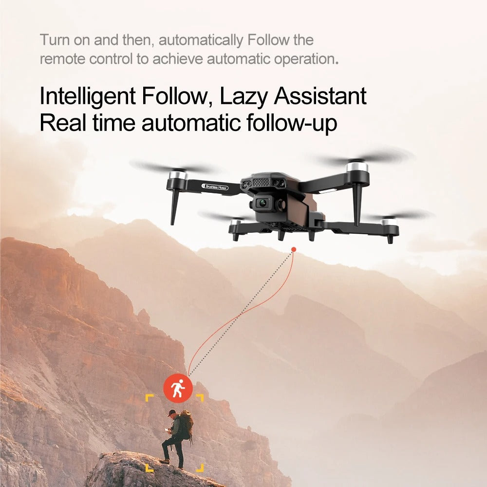 Dual-Camera 4K Foldable Brushless Drone